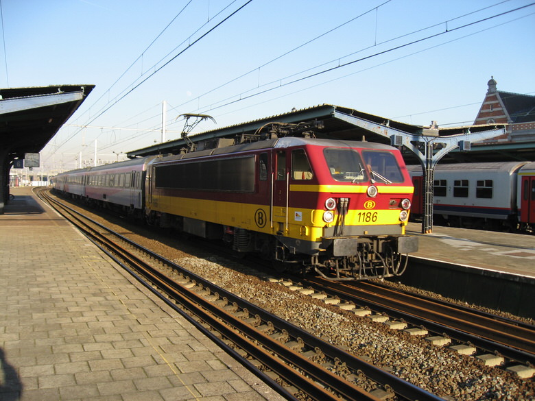 Most Belgian trains just pass by without coming to a halt