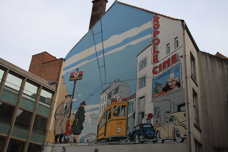 Le Jeune Albert Mural
